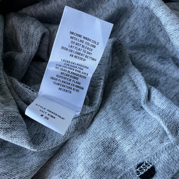 NWT Isabel & Nina Gray & Black Polka Dot Knit Dress Long Sleeve Large - Picture 7 of 10